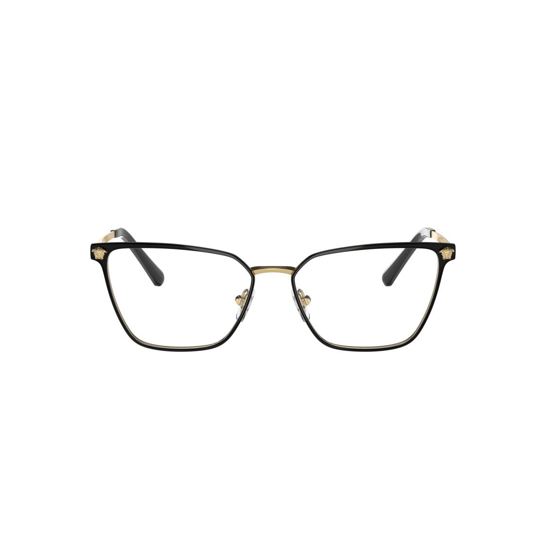 Versace 0Ve1275 Square Frame Gold Metal Sunglasses