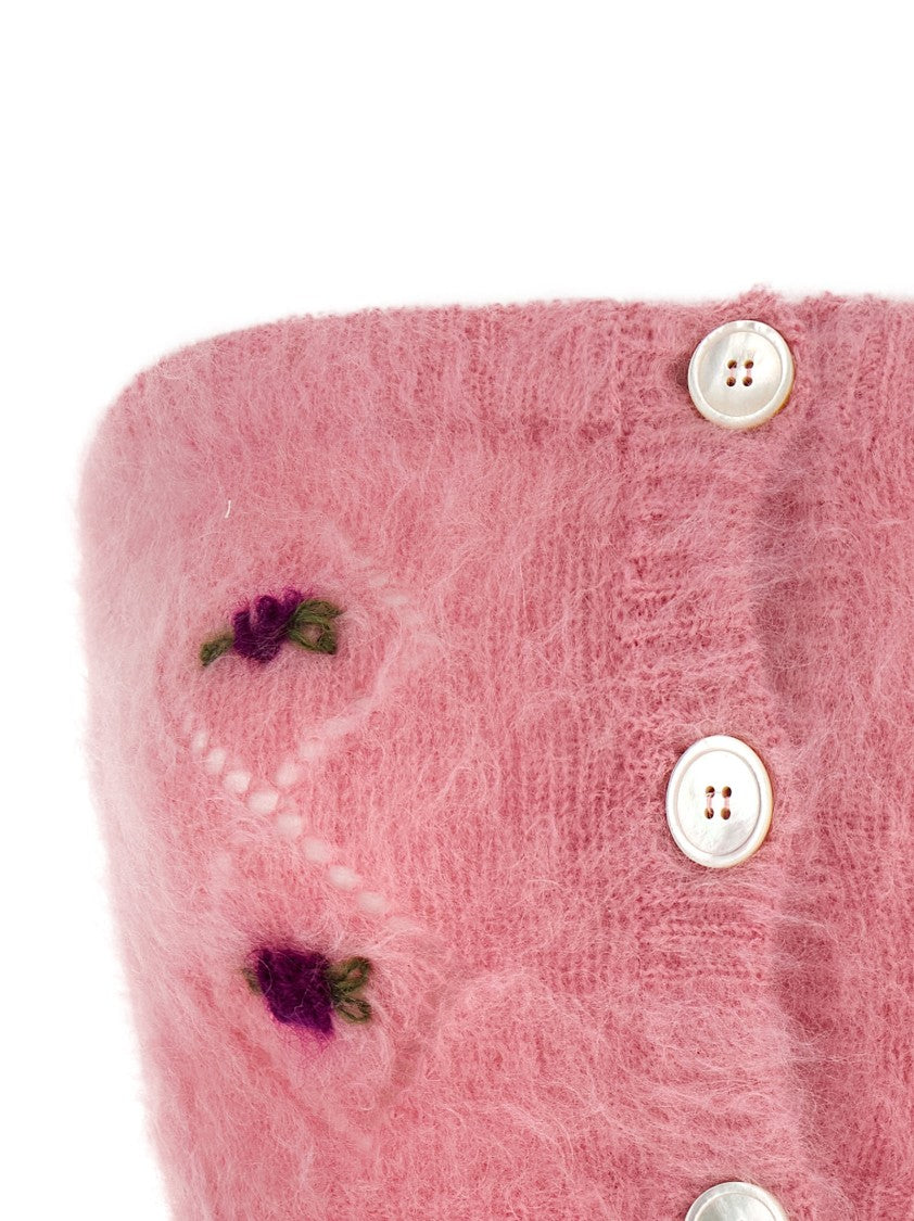 Alessandra Rich Carded Mohair' Top