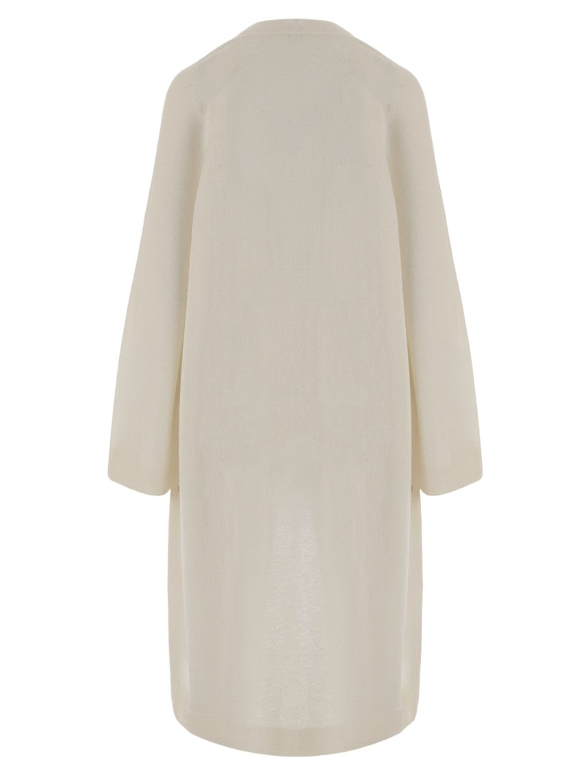 Sa Su Phi Long Open Cashmere And Silk Knit Cardigan