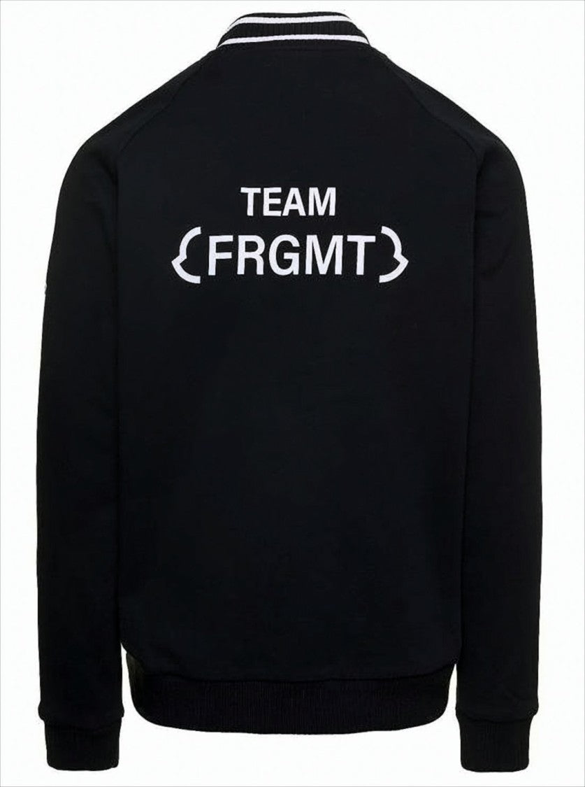 Moncler Classic Varsity-Style Jacket With Embroidered Detailing