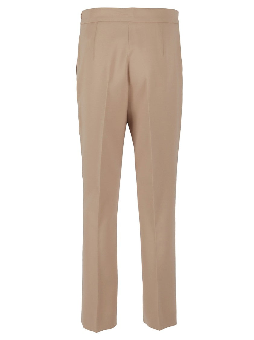 Max Mara Tailored Straight-Leg Trousers With Cropped Ankle Length