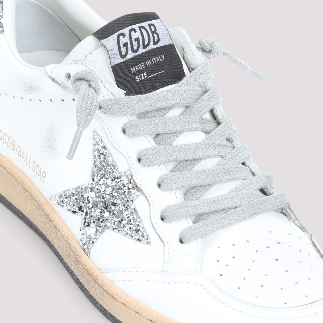 Golden Goose White Leather Sneakers