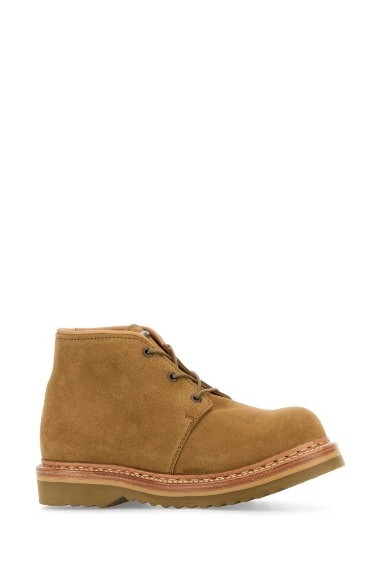 Our Legacy Beige Suede Chukka Ankle Boots