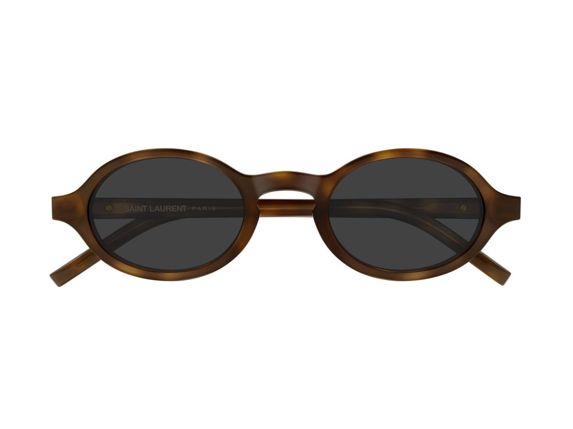 Saint Laurent Sl M161 Tortoiseshell Round Acetate Sunglasses