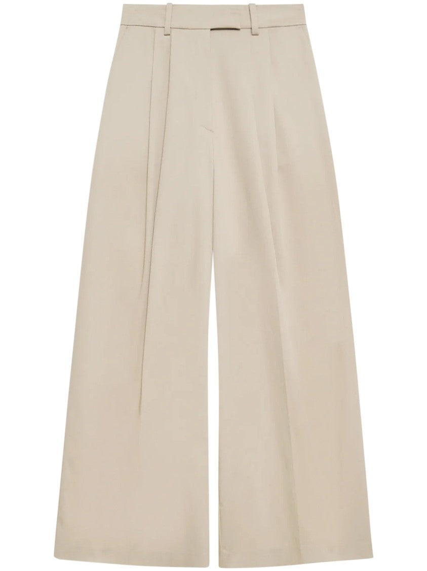Anine Bing Wide-Leg High Waisted Trousers With Structured Design