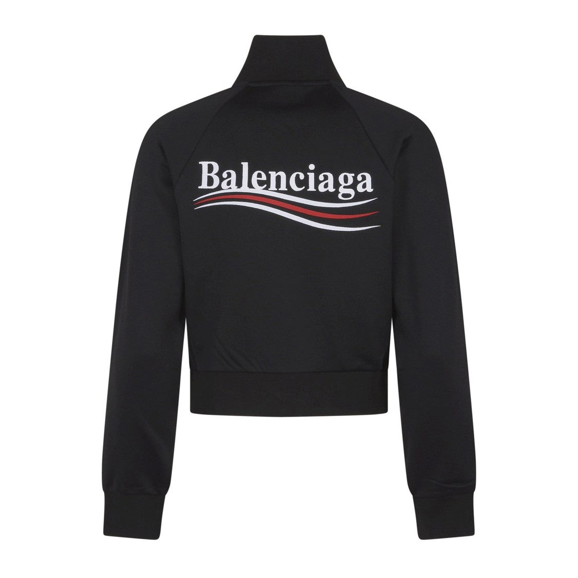 Balenciaga Fitted Zip-Up Jacket With Tailored Silhouette And Modern Graphics