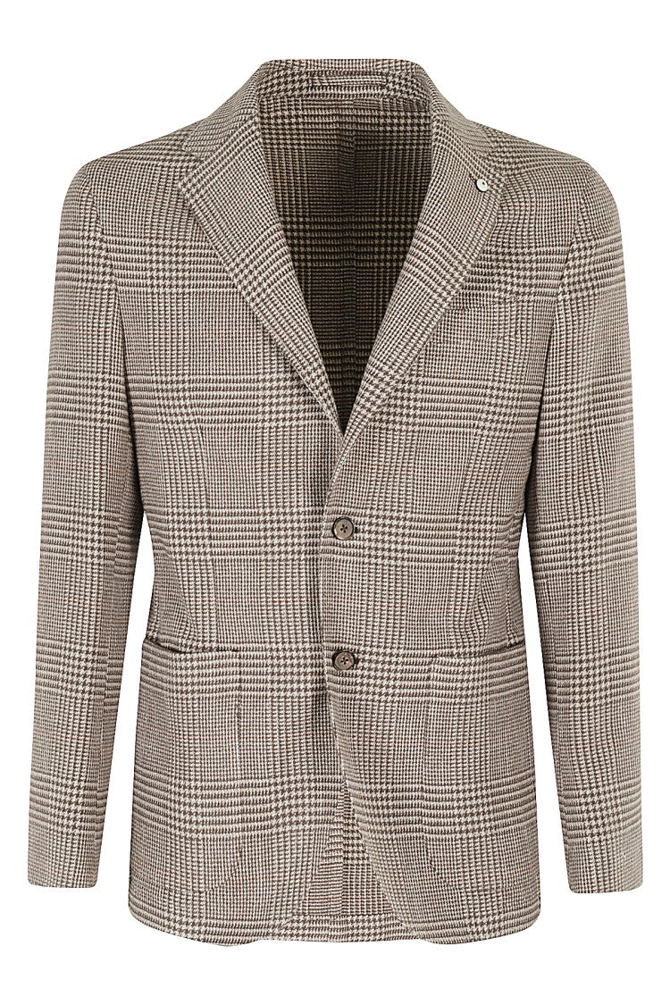 L.B.M. Cotton Cashmere Madras Hand Jacket