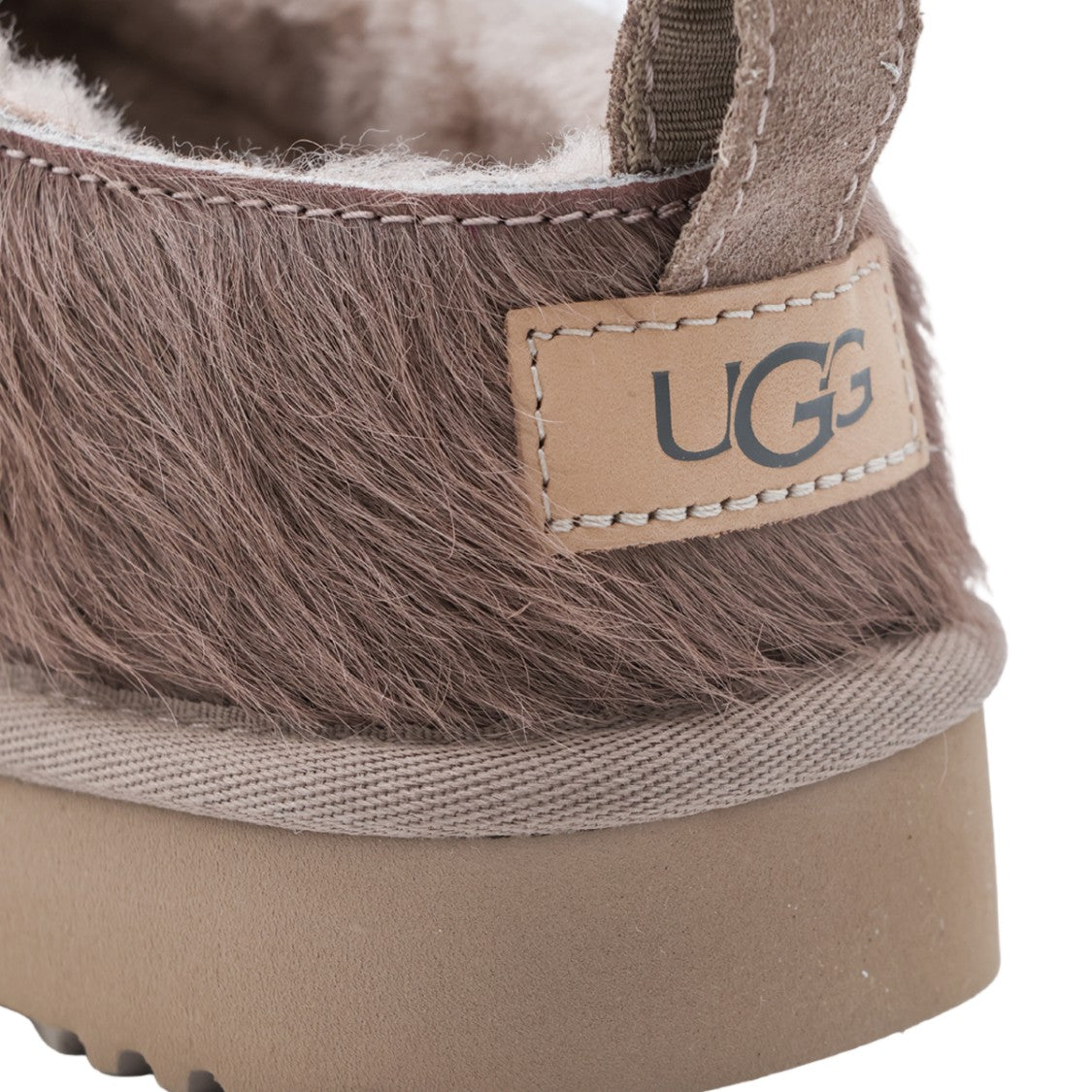 Ugg Furry Textured Low-Profile Boots