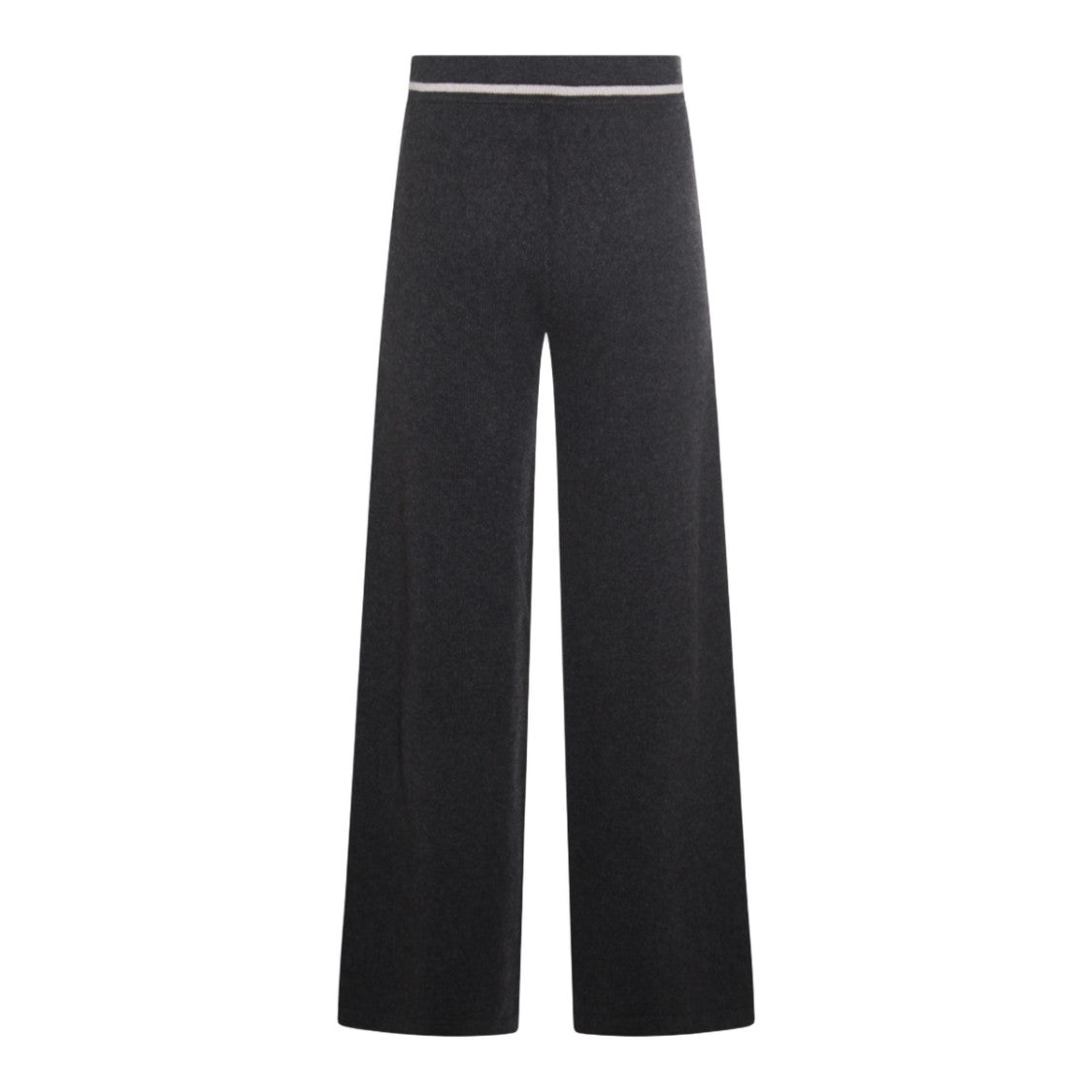 Eleventy Wide-Leg Trousers With Drawstring Waistband