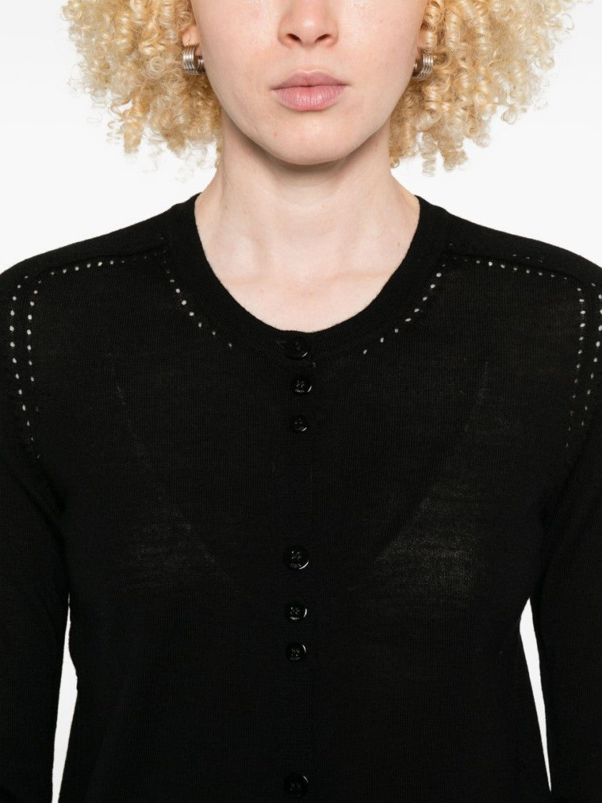 Liu Jo Fitted Round Neck Cardigan