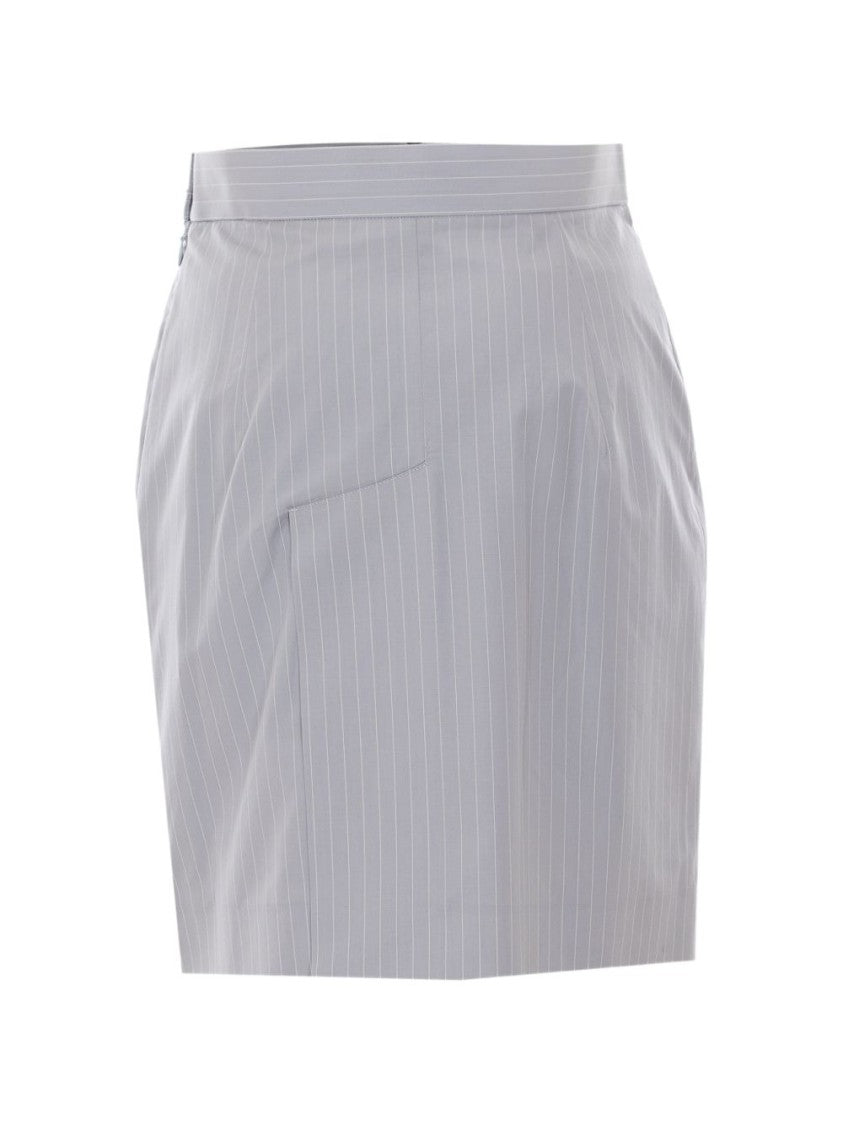 Vivienne Westwood Grey High Waist A-Line Tailored Skirt