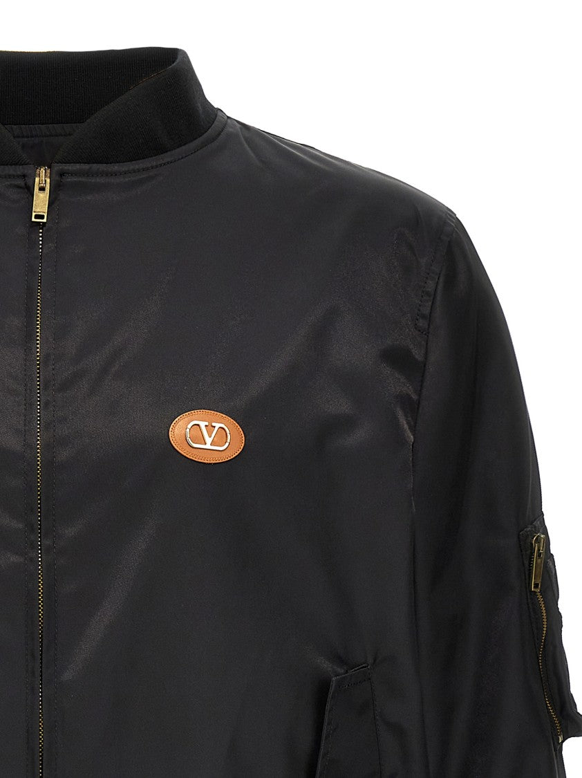 Valentino Garavani Logo Bomber Jacket