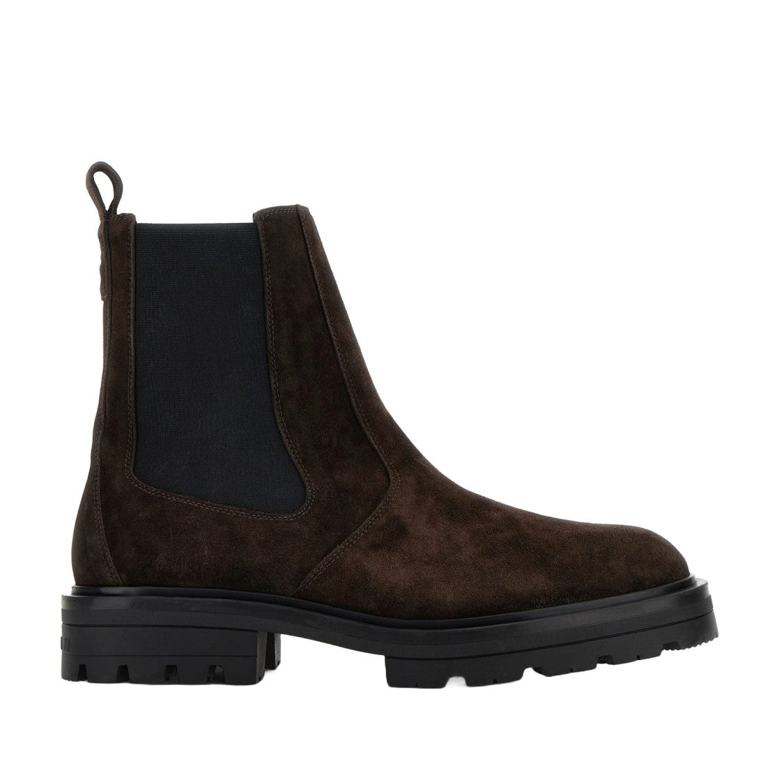 Hogan Palissandro Brown Suede Ankle Boots