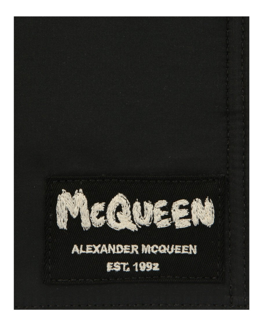 Alexander Mcqueen Logo Patch Crossbody Pouch