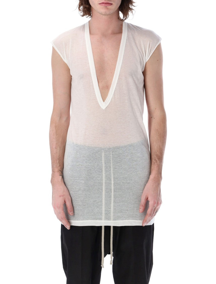 Rick Owens Dylan T-Shirt With Deep V Neck