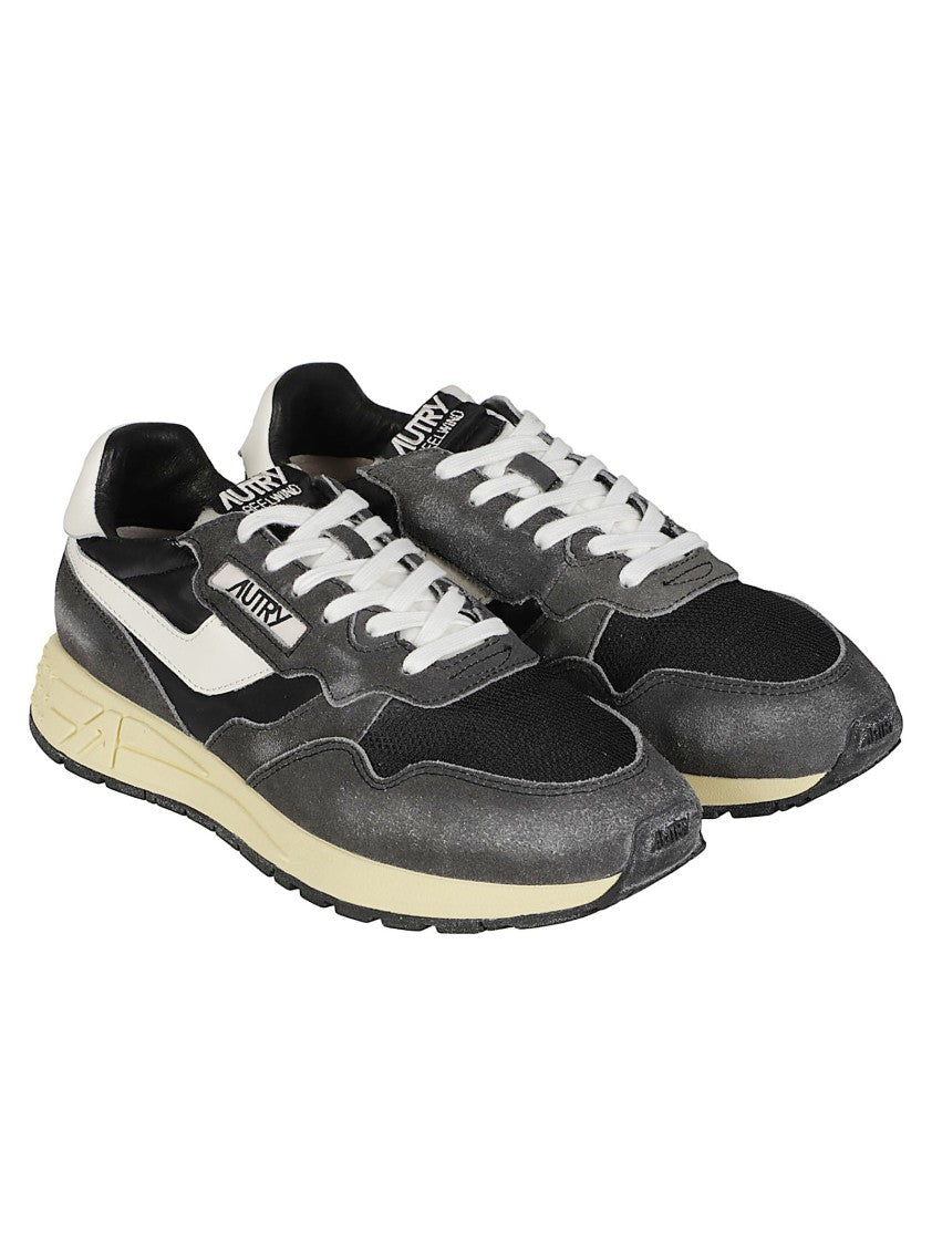 Autry Low-Top Sneakers With Nylon And Suede Cow Leather Composition