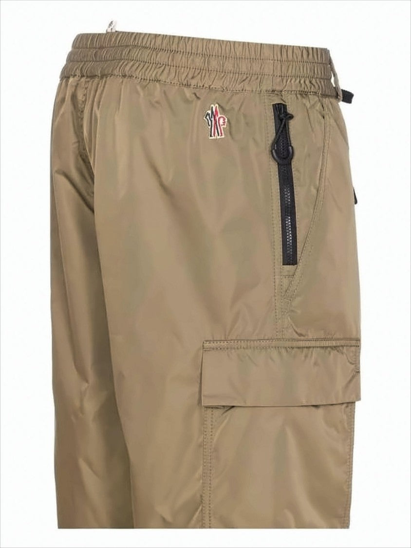 Moncler Utilitarian Straight Pants With Cargo Pockets
