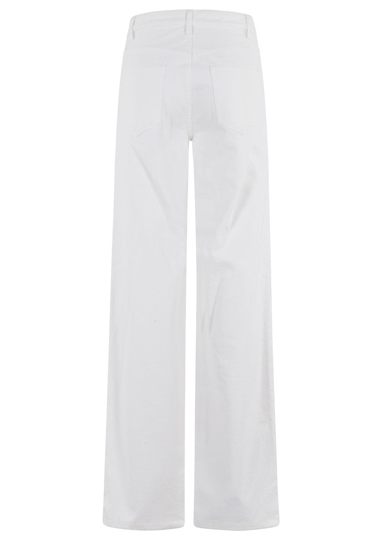 A.P.C. Wide-Leg White Jeans