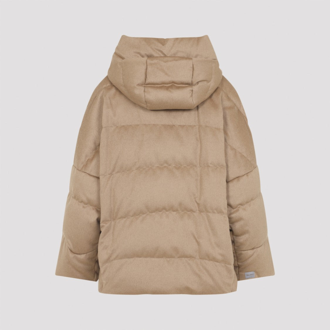Max Mara Camel Brown Camel Wool Desiderio Padded Jacket
