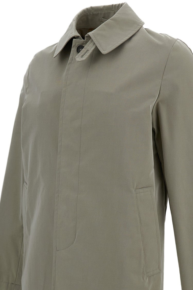 L'impermeabile Minimalist Mid-Length Coat With Classic Collar