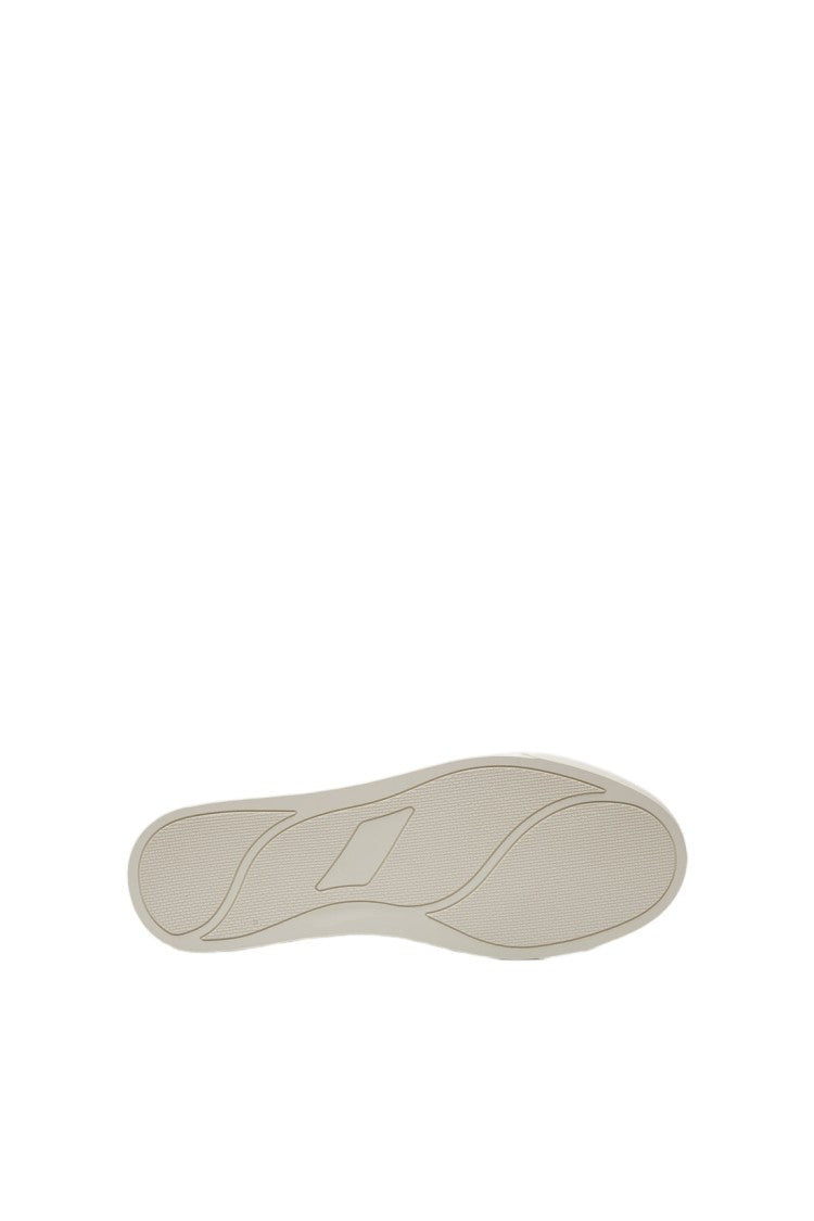 Pantofola D'oro White Calfskin Rubber Archival Footbed Sneakers