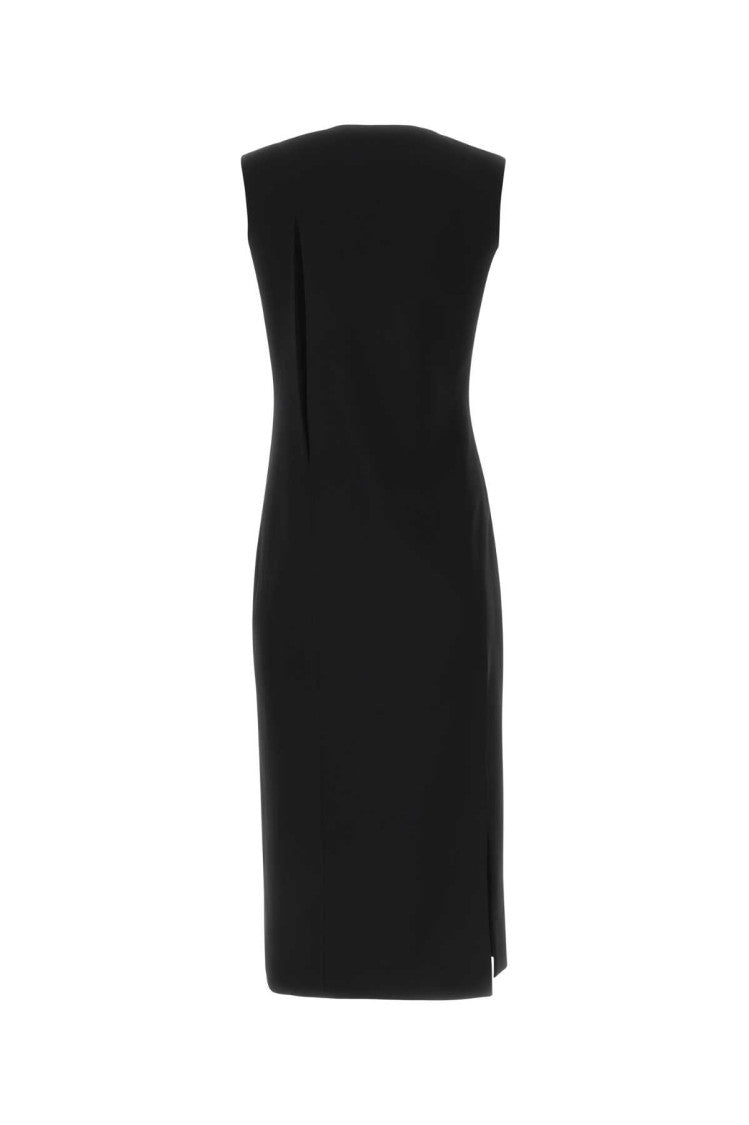 Versace Black Acetate Blend Dress