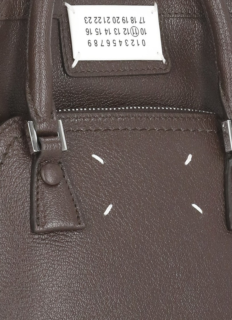 Maison Margiela Structured Micro Hand Bag With Iconic Contrast Stitching