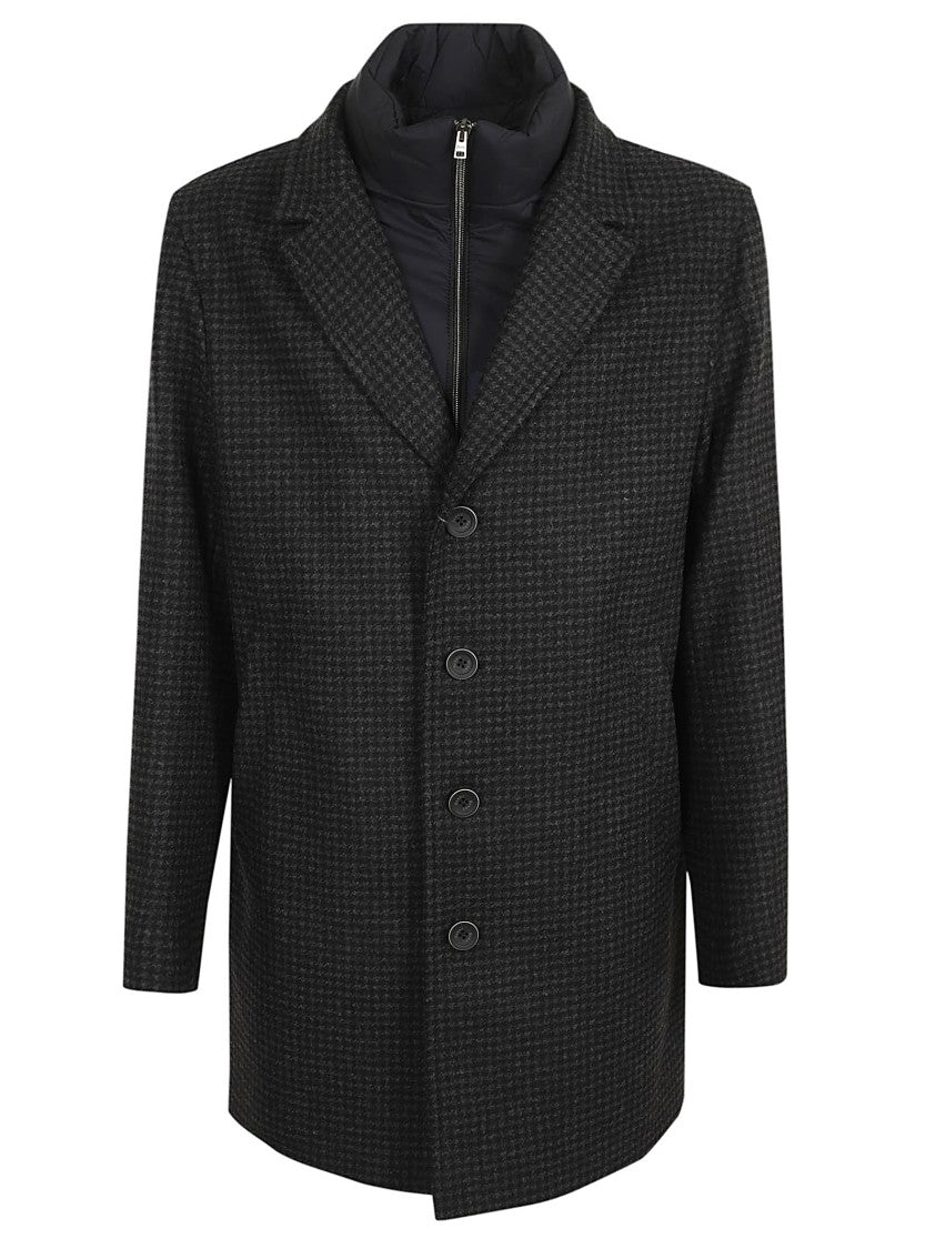 Herno Pied De Poule Coat