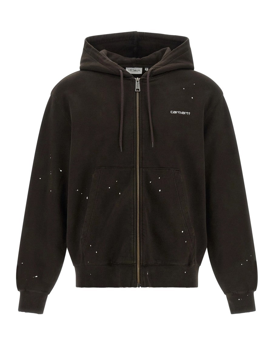 Carhartt Wip Tobacco Hooded Painter Cotton Hoodie