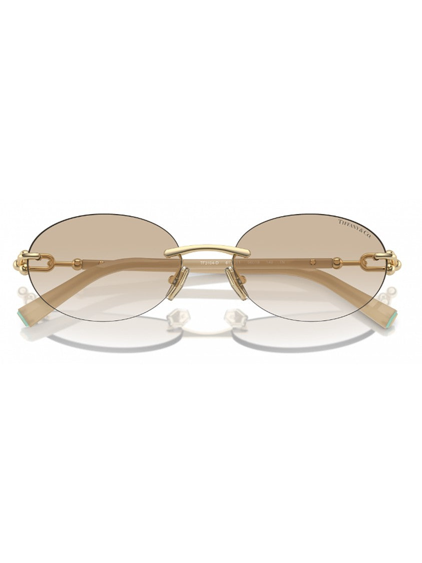 Tiffany & Co. Rimless Oval Sunglasses