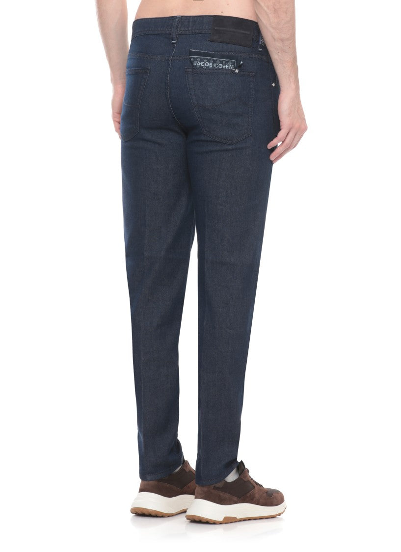 Jacob Cohen Blue Scott Cotton Jeans