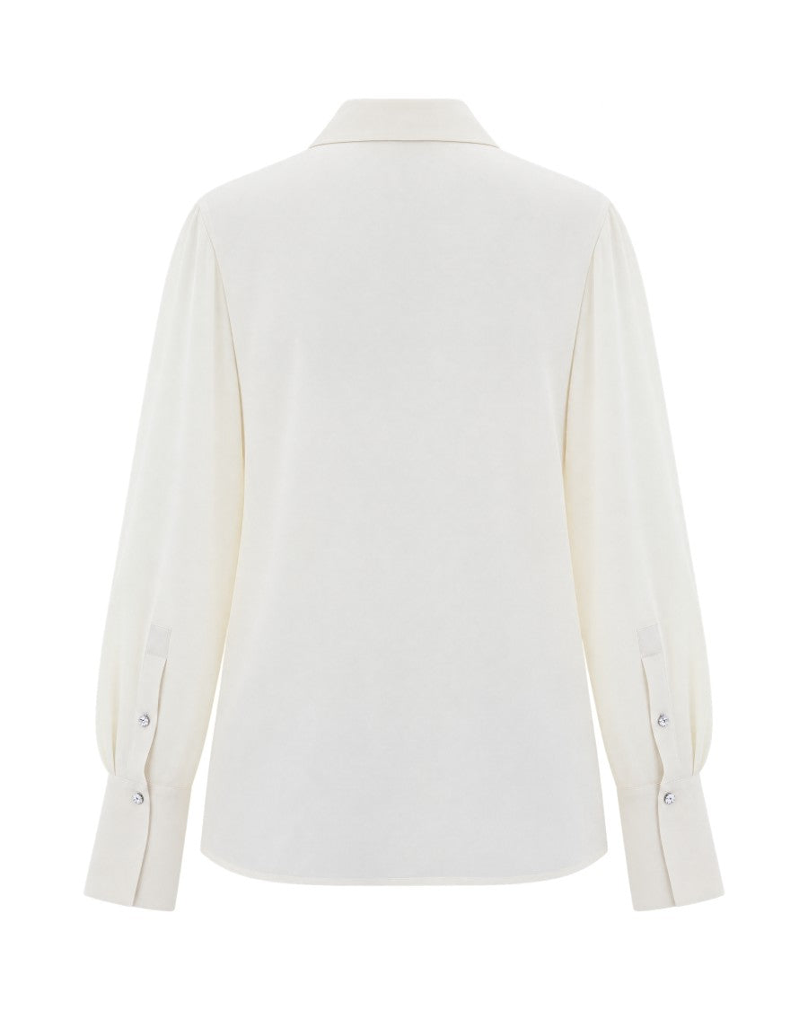 Liu Jo New Moka Lightweight Crepe De Chine Blouse
