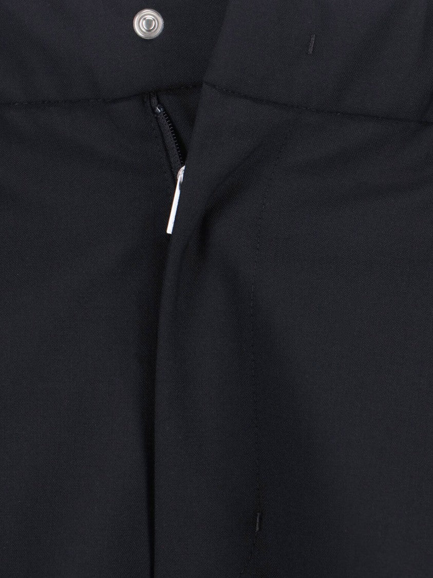 Laminar Wool Blend Shorts – Black