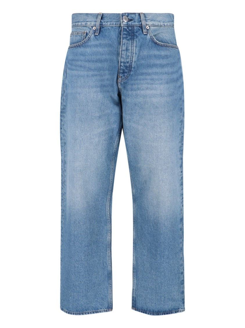 Sunflower Straight-Leg Light Blue Cotton Denim Jeans