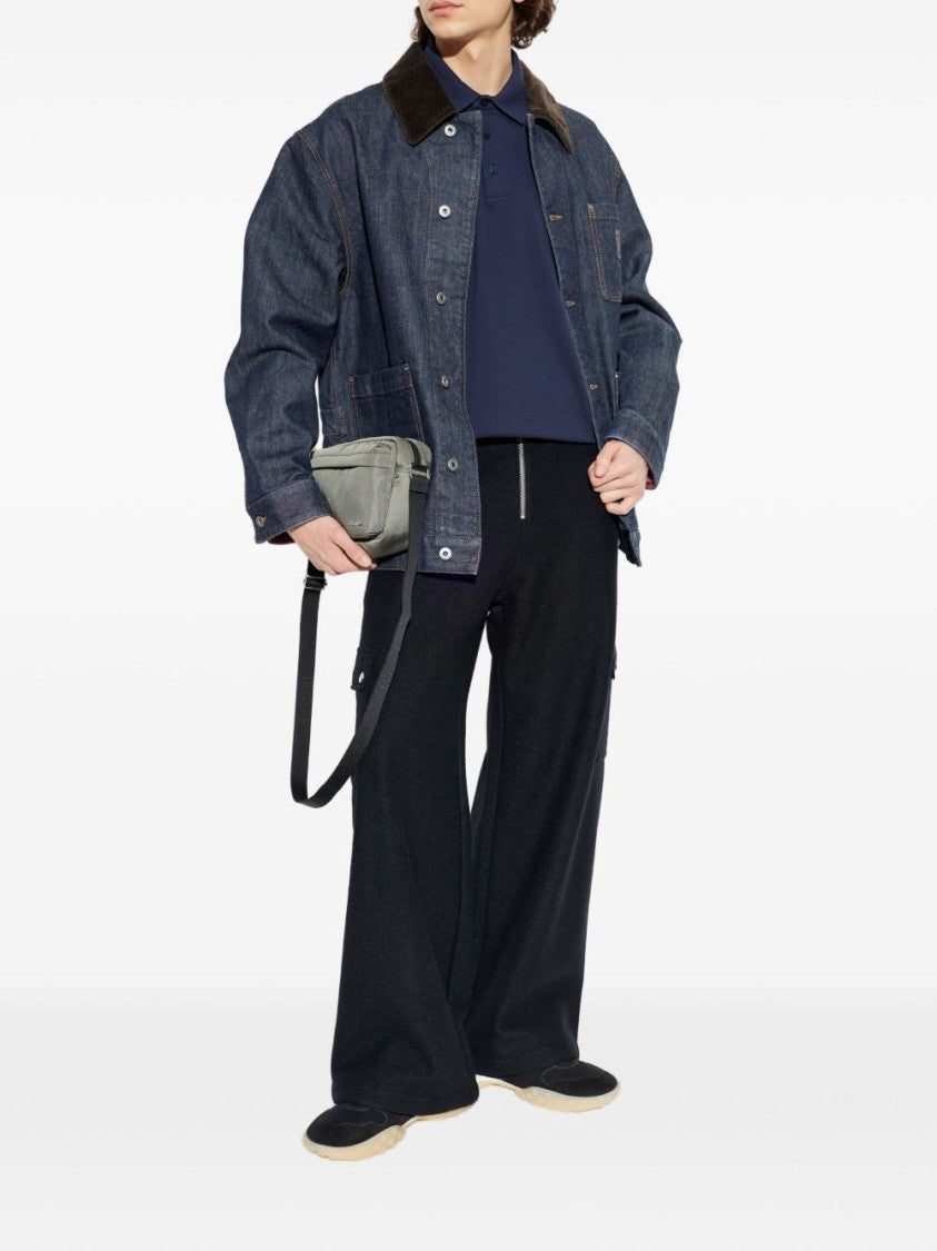 Etro Three-Button Polo Shirt With Pointed Collar