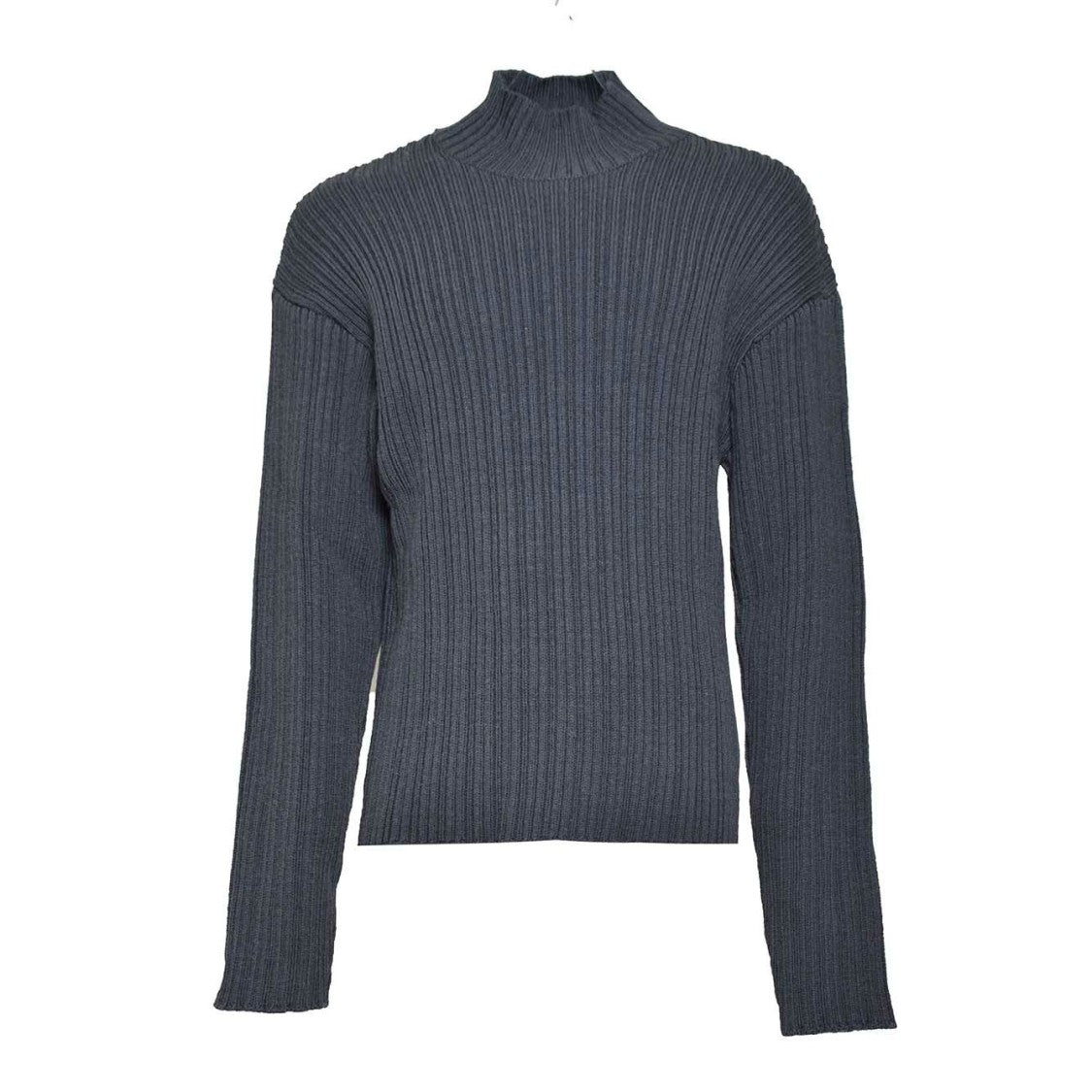Our Legacy Ribbed Turtleneck Sweater With Subtle V-Cut