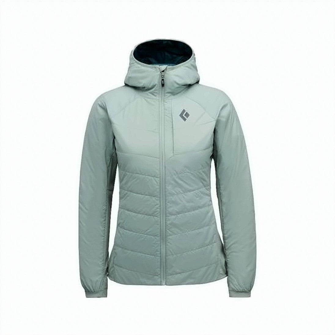 Black Diamond Quilted Lightweight Jacket With Fitted Silhouette