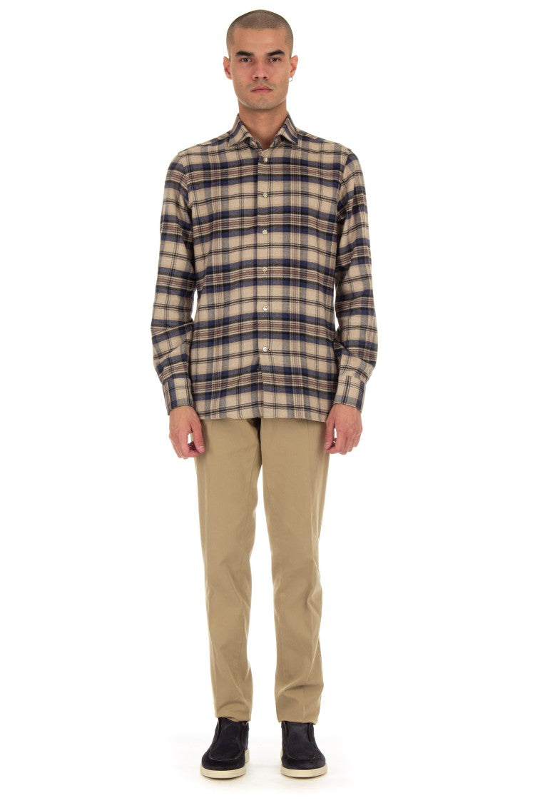 Borriello Check Flannel Shirt