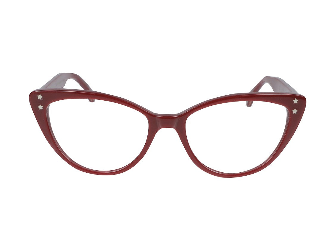 Kador Red Fabiola Glossy Cat-Eye Sunglasses