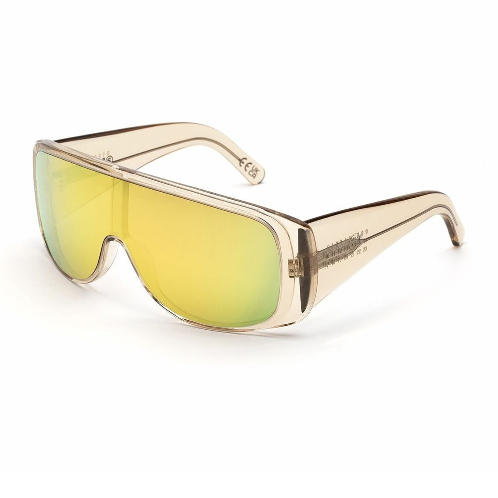 Retrosuperfuture Mm6 Mask Mm6 Mask Sunglasses In Transparent Ivory