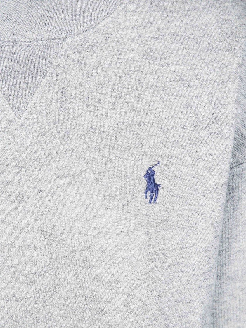 Polo Ralph Lauren Heather Grey Embroidered Sweatshirt