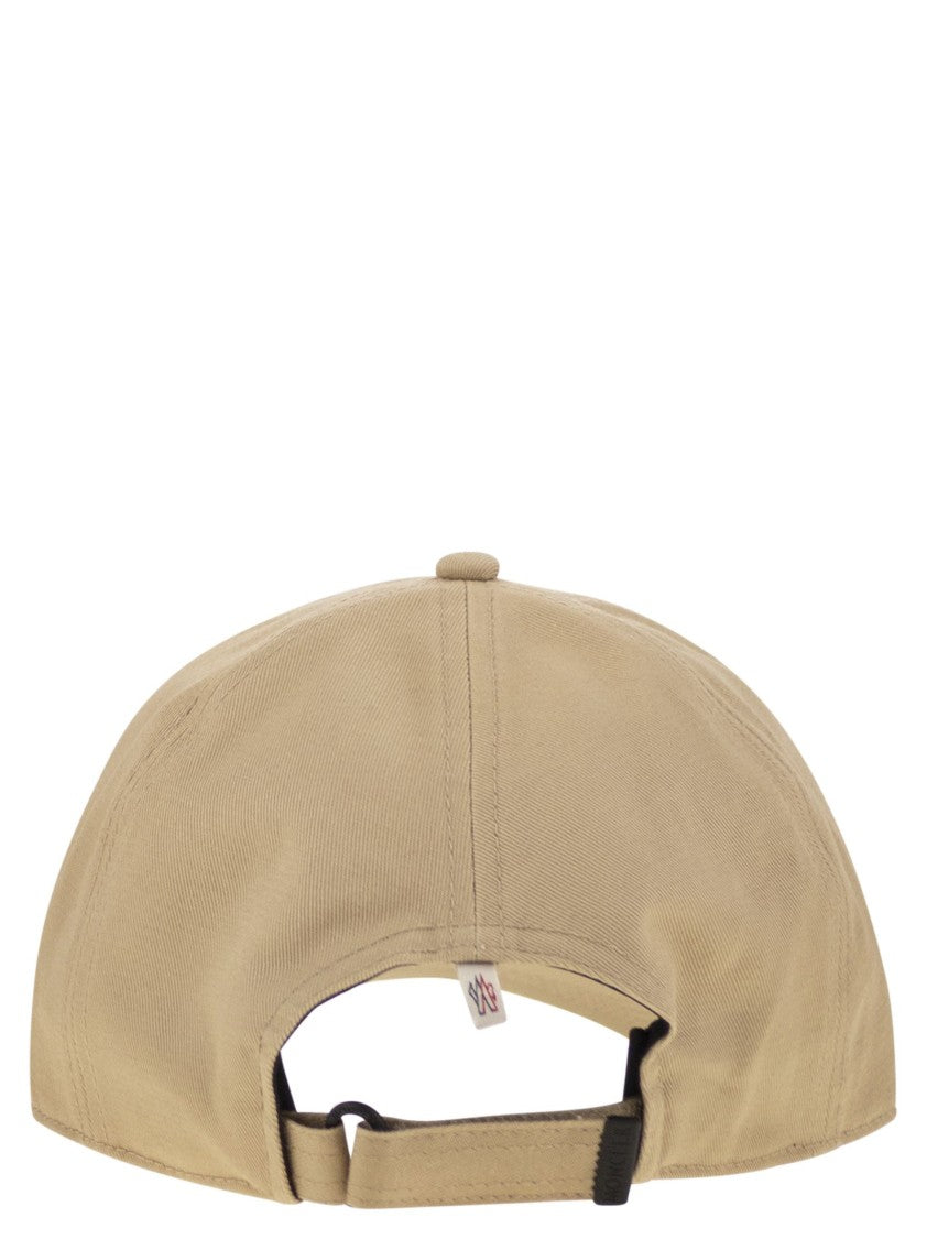 Moncler Grenoble Cotton Gabardine Baseball Cap