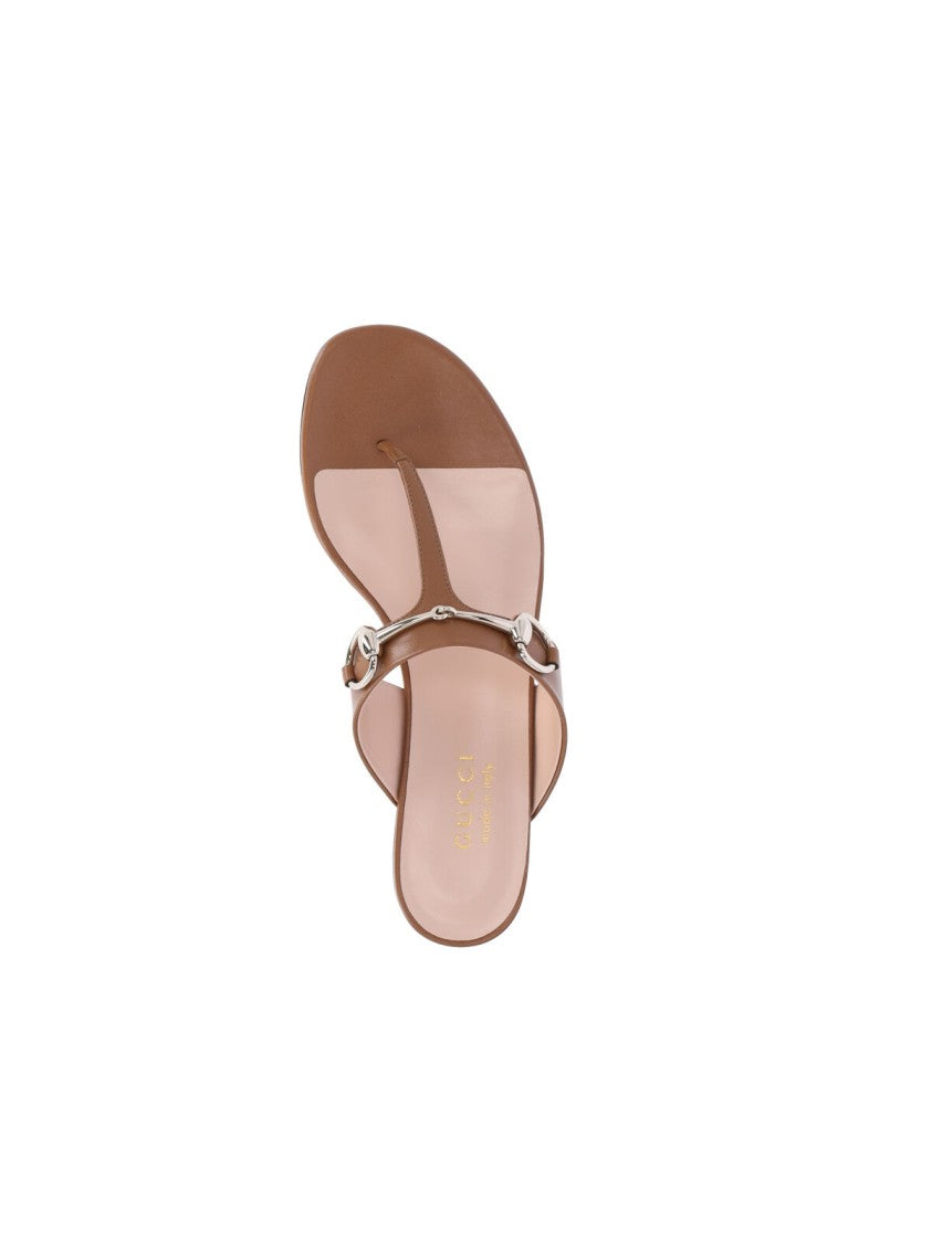 Gucci Horsebit Sandals – Brown