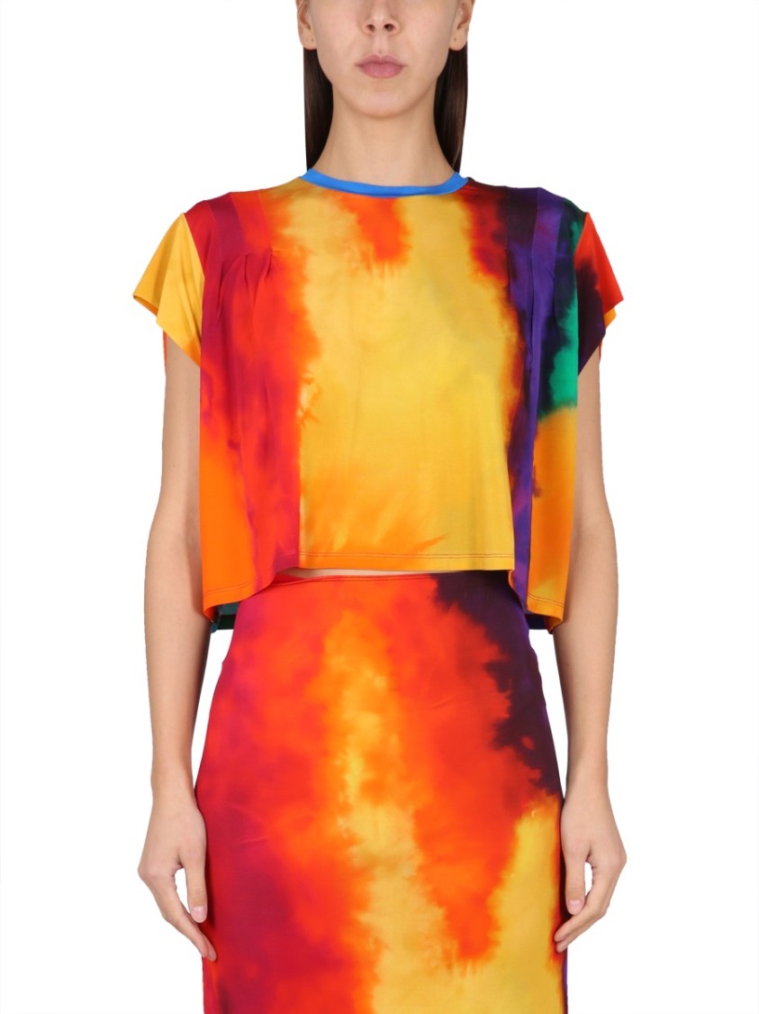 Paco Rabanne Tie-Dye Pattern T-Shirt
