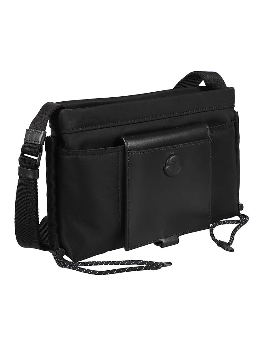 Moncler Rectangular Crossbody Bag In Smooth Polyamide