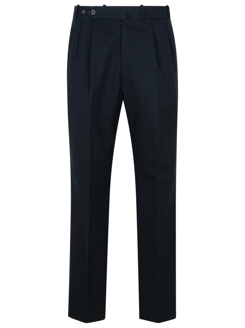 Maison Margiela Navy Virgin Wool Trousers