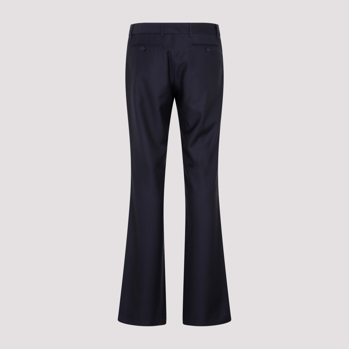Etro Blue Wool Bootcut Trousers