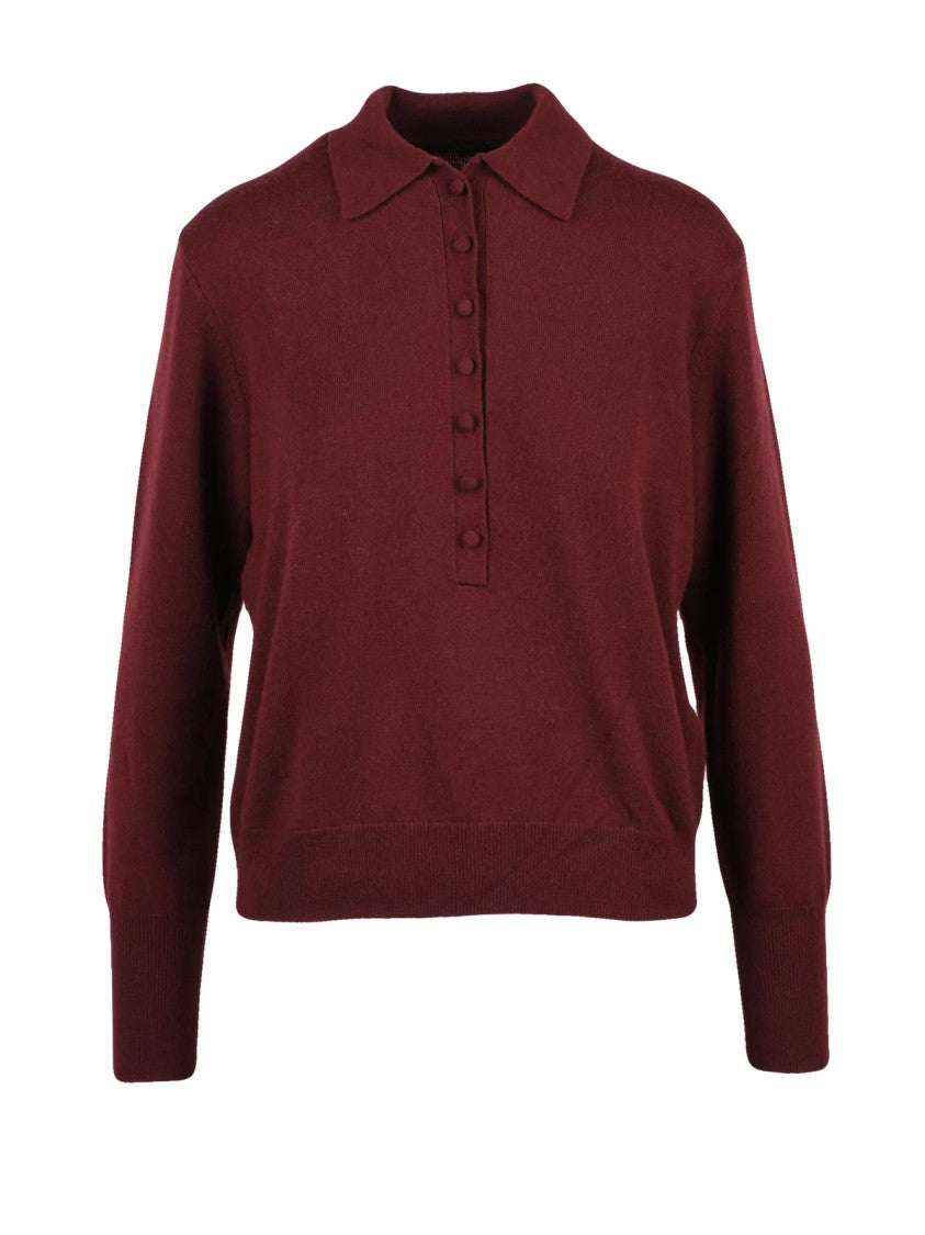 Seventy Knit Polo Shirt With Classic Collar And Buttoned Placket