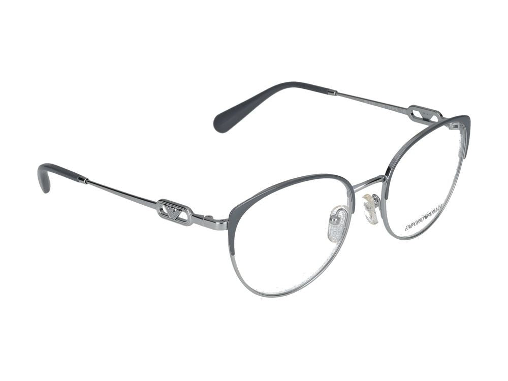 Emporio Armani Eyeglasses 0Ea1150 3370 Shiny Silver/Grey 53/18/140