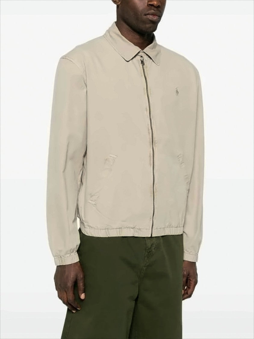 Polo Ralph Lauren Lightweight Casual Jacket With Classic Collar And Zipper Closure